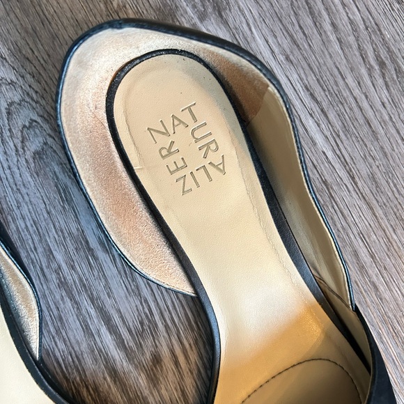 Naturalizer Samantha Black Leather D’Orsay Flats | 8.5 - Picture 4 of 9